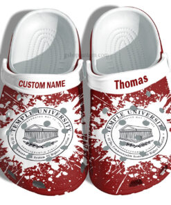 Temple University Graduation Gifts Croc Shoes Customize Admission Gift Crocss Shoes - livanniespoon Store