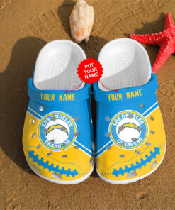 Los Angeles Chargers Personalized Custom For Nfl Fans Clog Shoes - livanniespoon Store