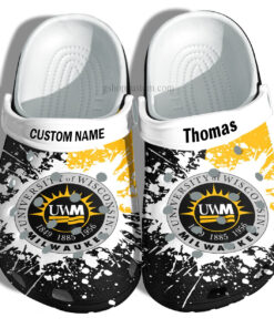 University Of Wisconsin Milwaukee Graduation Gifts Croc Shoes Customize Admission Gift Crocss Shoes - livanniespoon Store