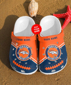 Denver Broncos Personalized Custom For Nfl Fans Clog Shoes - livanniespoon Store