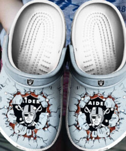 Las Vegas Raiders Tide Crocss Clog Shoes - livanniespoon Store