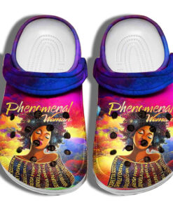 Phenomenal Beautiful Black Pride Girl Crocss Crocband Clog Shoes - livanniespoon Store