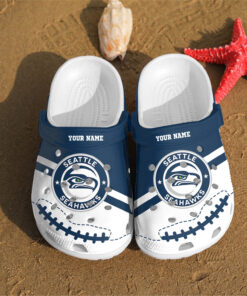 Personalized Seattle Seahawks Clog Shoes - livanniespoon Store