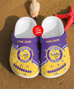 Minnesota Vikings Personalized Custom For Nfl Fans Clog Shoes - livanniespoon Store