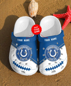 Indianapolis Colts Personalized Custom Crocss - livanniespoon Store