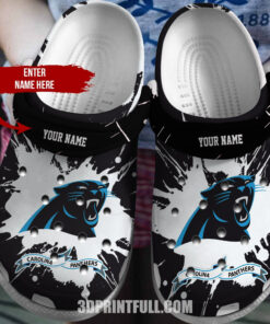 Customized Panthers Crocss - livanniespoon Store