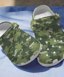 Camo Jeep Crocss Camouflage Crocband Clog Shoes For Jeep Lover - livanniespoon Store