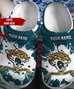 Customized Jaguars Crocss - livanniespoon Store