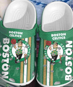Basketball Boston Celtics Crocband Crocss Shoes - livanniespoon Store