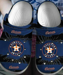 Houston Astros Crocss Crocband Clogs - livanniespoon Store