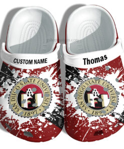 San Diego State University Graduation Gifts Croc Shoes Customize Admission Gift Crocss Shoes - livanniespoon Store