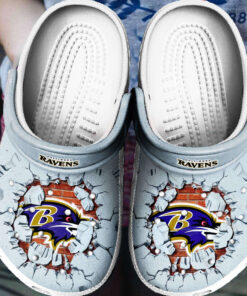 Baltimore Ravens Crocss Crocband Clog Shoes For Men Women - livanniespoon Store