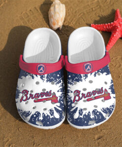 Atlanta Braves Crocss Crocband Clog Shoes For Men Women - livanniespoon Store