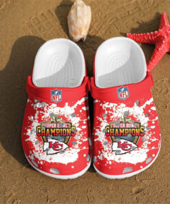 Kansas City Chiefs Nfl Champions Liv Gift For Fan Crocss Crocband Clog - livanniespoon Store
