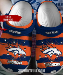 Customized Broncos Crocss 2 - livanniespoon Store