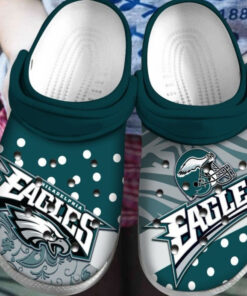 Philadelphia Eagles Crocss Crocband Clog Shoes For Men Women - livanniespoon Store