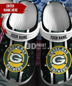 Personailized Packers Crocbland Clog 2 - livanniespoon Store