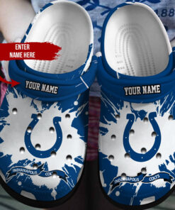 Customized Colts Crocss - livanniespoon Store