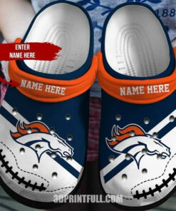 Personailized Broncos Crocbland Clog - livanniespoon Store