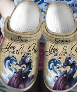 Personalized You And Me We Got This Dragon Couple Crocss Classic Clog Shoes - livanniespoon Store