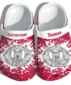 University Of Arkansas Graduation Gifts Croc Shoes Customize Admission Gift Crocss Shoes - livanniespoon Store