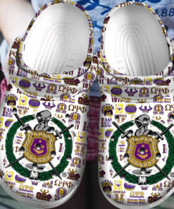 Omega Psi Phi Crocss Classic Clogs Shoes - livanniespoon Store