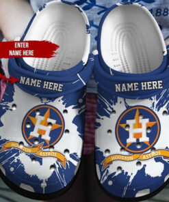 Personalized Houston Astros Crocbland Clog 50606Tp - livanniespoon Store