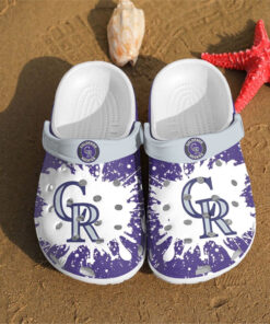 Colorado Rockies Mlb Gift For Fan 6 Crocss Clog Shoescrocband Clogs Comfy Footwe - livanniespoon Store