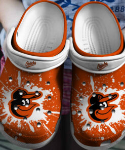 Hot Mlb Team Baltimore Orioles Orange White Crocss Clog Shoesshoes Trusted Shopping Online In The World - livanniespoon Store