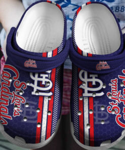 Mlb Team St Louis Cardinals Purple Crocss Clog Shoesshoes - livanniespoon Store