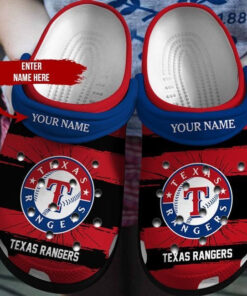 Personalized Texas Rangers Crocbland Clog - livanniespoon Store