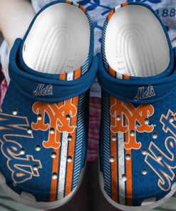 Hot Mlb Team New York Mets Blue Crocss Clog Shoesshoes - livanniespoon Store