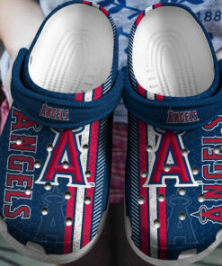 Hot Mlb Team Los Angeles Angels Blue Crocss Clog Shoesshoes - livanniespoon Store
