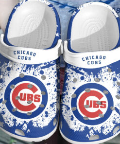 New Chicago Cubs Mlb Crocband Shoes - livanniespoon Store