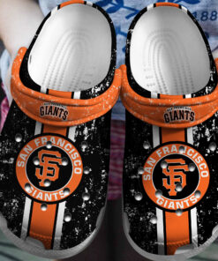 Hot Mlb Team San Francisco Giants Black Orange Crocss Clog Shoesshoes - livanniespoon Store