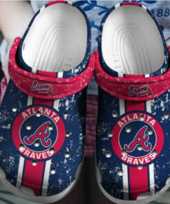New Atlanta Braves Mlb Crocband Shoes - livanniespoon Store