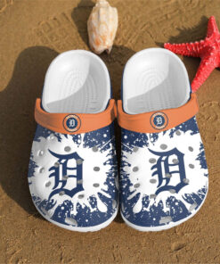 Detroit Tigers Mlb Teams Gift For Fan Crocss Clog Shoescrocband Clogs Comfy Foot - livanniespoon Store