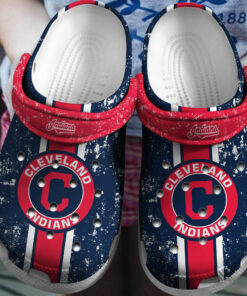 Hot Mlb Team Cleveland Guardians Navy Crocss Clog Shoesshoes Trusted Shopping Online In The World - livanniespoon Store