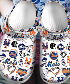 New York Mets Crocss Clog Shoesfor Adults Kids Womens Mens - livanniespoon Store