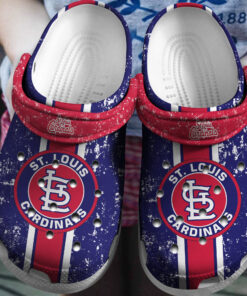 Mlb Team St Louis Cardinals Red Purple Crocss Clog Shoesshoes - livanniespoon Store