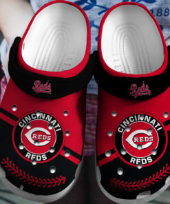Hot Mlb Team Cincinnati Reds Red Black Crocss Clog Shoesshoes Trusted Shopping Online In The World - livanniespoon Store
