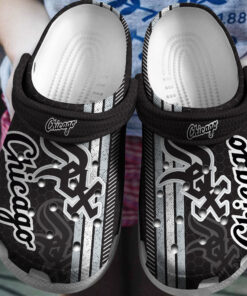 Hot Mlb Team Chicago White Sox Black White Crocss Clog Shoesshoes Trusted Shopping Online In The World - livanniespoon Store
