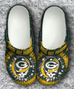 Green Bay Packers Crocss Clog Shoesskull - livanniespoon Store