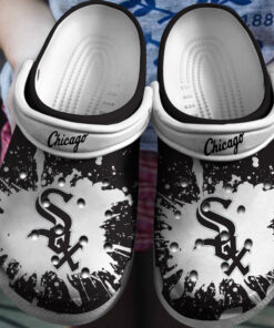 Hot Mlb Team Chicago White Sox White Black Crocss Clog Shoesshoes Trusted Shopping Online In The World - livanniespoon Store