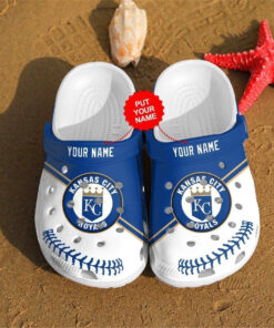 Custom Name Kansas City Royals Mlb Teams Gift For Fan Crocss Clog Shoescrocband - livanniespoon Store