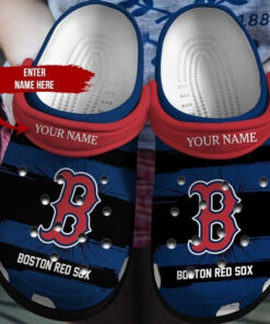 Personalized Red Sox Crocbland Clog 50614Tp - livanniespoon Store