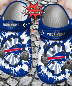 Football Crocss Personalized Bbills Hands Ripping Light Clog Shoes - livanniespoon Store