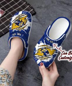 Ravens Crocss Personalized Bravens Football Ripped Claw Clog Shoes - livanniespoon Store