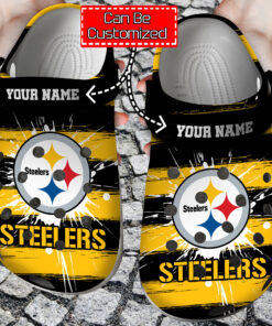 Personalized Name Logo Football Team Spoon Graphics Watercolour Crocss Clog Shoes - livanniespoon Store