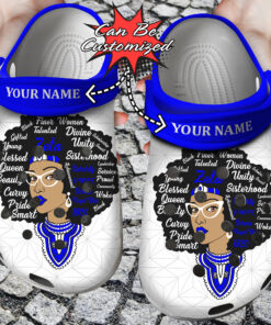 Custom Crocss Personalized Cute Afro Girl Zeta Queen Clog Shoes - livanniespoon Store